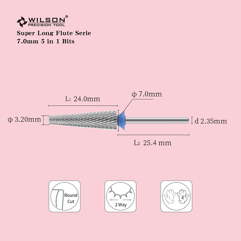 Punte Plus 5 in 1 da 7,0 mm