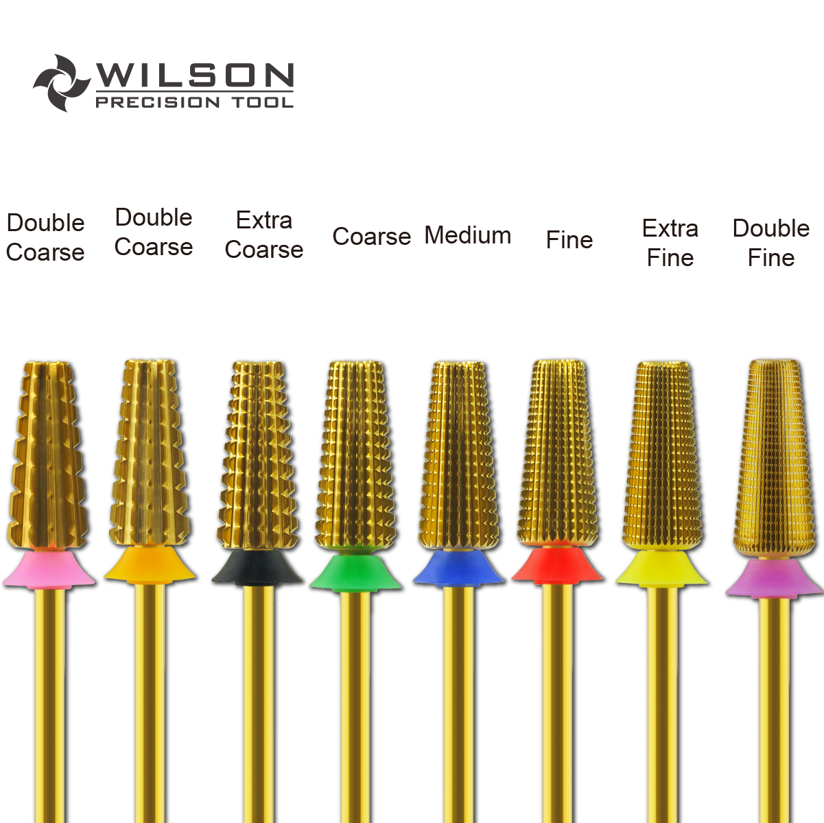 WILSON 5 in 1 Straight 2 Way Nail Bur user-friendly Nail Drill Bit Popular Polishing Carbide Nail Bit