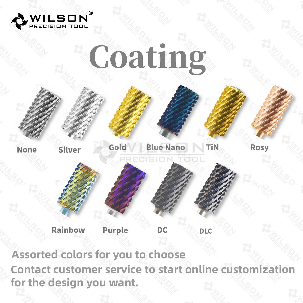 WILSON 5 in 1 Cross Cut Nail drill bits nail tools nail lathe strawberries Manicurenail lathe strawberries